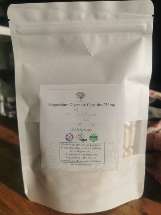 Magnesium Glycinate 100 750mg Capsules